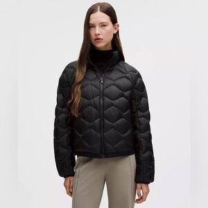 NWT lululemon athletica Midnight Black Featherweight  Down Quilted Puffer Jacket